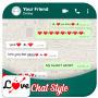icon Chat Stylish Font(Chat Font elegante per WhatsApp
)