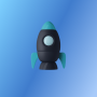 icon Rocket cleaner(Cleaner Rocket - Clean Storage
)