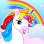 icon Unicorn World(di unicorni per bambini dai 2 anni in su
)