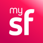 icon mySF. For everything smartfren (mySF. Per tutto ciò che è smartfren)