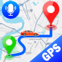 icon GPS Voice Navigation: Live Map (GPS Navigazione vocale: Mappa in tempo reale)