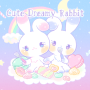 icon Cute Dreamy Rabbit(Simpatico coniglio sognante +HOME
)