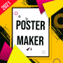 icon Poster maker with photo and text (Creatore di poster con foto e testo
)