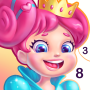 icon Princess Color(Princess Colorazione con i numeri)