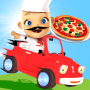 icon Racing Pizza Delivery Baby Boy(Corsa Pizza consegna Baby Boy)