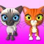 icon Talking 3 Friends Cats and Bunny(Talking 3 Friends Cats Bunny)