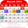 icon Polska Kalendarz 2024 (Calendario Polonia 2024)