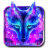 icon Galaxy Wild Wolf(Tema della tastiera Galaxy Wild Wolf) 6.0.1129_7