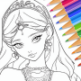 icon Princess Coloring(Princess Coloring：Drawing game)