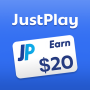 icon JustPlay: Earn Money or Donate (JustPlay: guadagna denaro o fai una donazione)