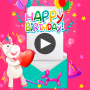 icon Invitation video maker free(Birthday Video Invitation Maker)