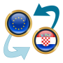 icon Euro x Croatian Kuna ()