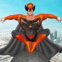 icon Flying Superhero Man Game