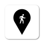 icon Map, Navigation for Pedestrian(Mappa, navigazione per pedonale)