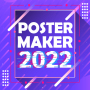 icon Poster Maker(poster, volantini Designer
)
