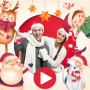 icon Video Christmas(Video maker di buon natale
)