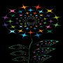 icon com.dakshapps.multicolorlightflower(LWP fiore leggero multicolore)
