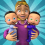 icon Twin Newborn Baby CareBabysitter Daycare Game(Twin Cura del neonato - Babysitter Gioco di asilo nido
)