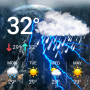 icon Weather Forecast(Weather Chart: Tomorrow, Today)