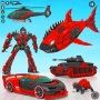 icon Shark Robot Car Games(Police Shark Robot Car Games)
