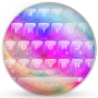 icon Keyboard Theme Glass Spiral(Tastiera Tema Vetro M Spirale)