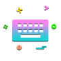 icon Custom Keyboard Themes KeyPad(Temi per tastiera personalizzati:)