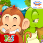 icon Monkey and Turtle(Storie per bambini: scimmia e tartaruga)