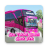 icon Bus Telolet Basuri Black Pink(Bus sorpreso Telolet Basuri Black Pink) 1.2
