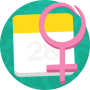 icon Menstrual & Ovulation Calendar (Calendario mestruale e ovulazione)