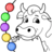 icon Animals Coloring Book(Animali Libro da colorare Glitter) 12