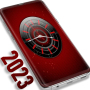 icon New 2021 Red Clock Live Wallpaper(Red Clock Live Wallpaper)