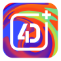 icon 4D Live wallpaper(4D Live Wallpaper estetico HD
)