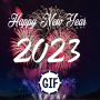 icon happy new year(felice anno nuovo 2023 Buon anno 2023 GIF Chiamata di)