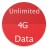 icon Unlimited 4G Data prank free app(App gratuita per scherzi dati 4G illimitati
) 4