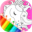 icon Rainbow Unicorns Coloring Book by Numbers(Rainbow Unicorn Color Numbers) 1.0
