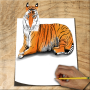 icon Draw Animals 3D(Come disegnare animali 3D)