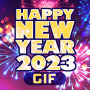 icon New Year 2022 GIFs(Happy New Year 2023 GIFs)