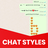 icon ChatStyle(Stile chat - Font e tastiera
) 1.0
