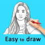icon Twice art(Disegna due volte kpop Face art easy)
