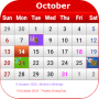 icon Canada Calendar 2025
