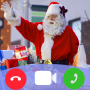 icon Santa Video and Chat(Video di chiamata falsa Babbo Natale
)