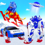 icon Snow Mountain Car Robot(Snow Hero Robot Rescue Mission)