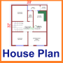 icon House Plan With Design (Piano di casa con design
)