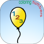 icon Coloring and learning numbers (Colorare e imparare i numeri
)