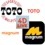 icon Magnum & toto Live 4D(Magnum e Toto 4D Live
)