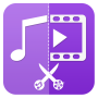 icon Mp3 Cutter & Video Cutter App(ShortCut:AI Video EditorMaker)