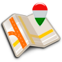 icon Map of Hungary offline (Mappa dellUngheria offline)