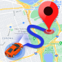 icon GPS Route Finder(del percorso di navigazione GPS)