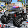 icon Police Monster Truck Chase(Polizia Monster Truck Giochi di auto)