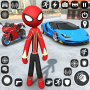 icon Flying Spider Stickman Hero(Spider Stickman Rope Hero Game)